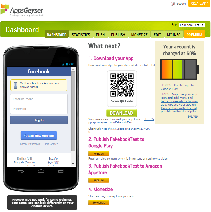 appsgeyser download page